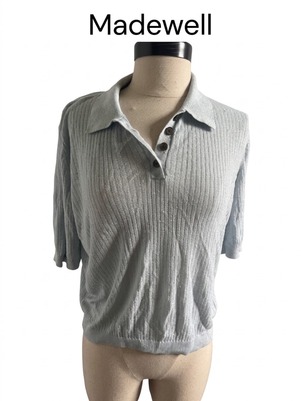 Madewell short sleeve polo tee Size XL